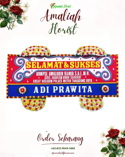 Karangan Bunga Ucapan Selamat tarajusari